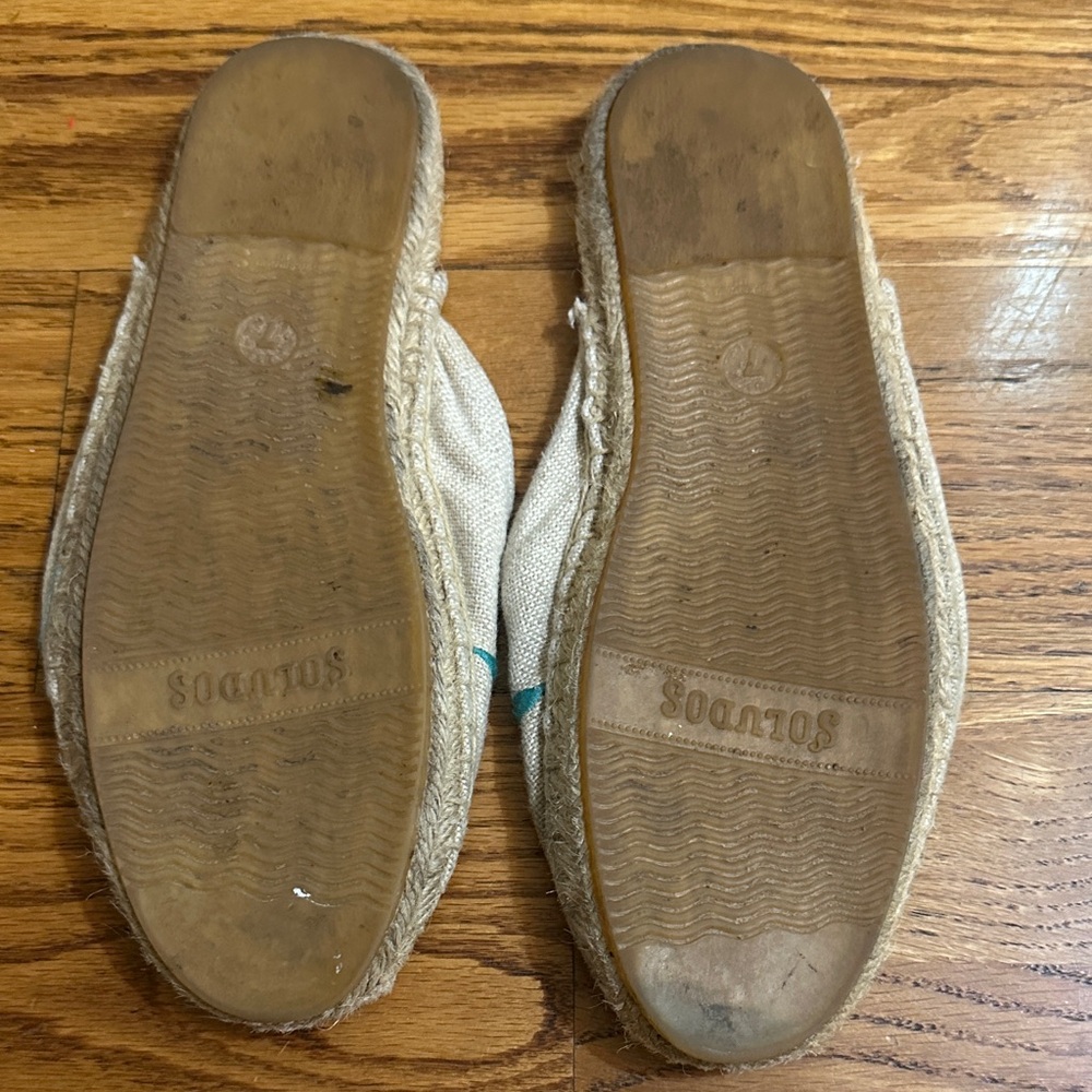 🛍️SALE🛍️ Soludos Rustic Flowers Espadrille Mule Shoes - Picture 5 of 5